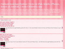 Tablet Screenshot of haitiancreoleapp.blogspot.com