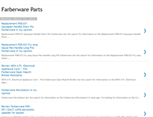 Tablet Screenshot of farberwareparts.blogspot.com