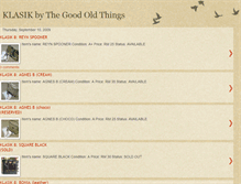 Tablet Screenshot of klasikbythegoodoldthings.blogspot.com