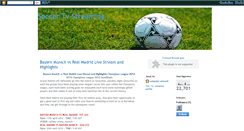 Desktop Screenshot of livesoccertvstreaming.blogspot.com