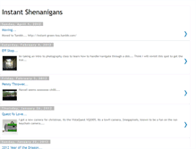 Tablet Screenshot of instantshenanigans.blogspot.com