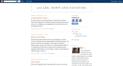 Desktop Screenshot of 100poundsdownandcounting.blogspot.com