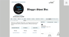 Desktop Screenshot of bloggershoutbox.blogspot.com