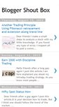 Mobile Screenshot of bloggershoutbox.blogspot.com