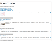 Tablet Screenshot of bloggershoutbox.blogspot.com