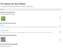 Tablet Screenshot of fivebearsononewheel.blogspot.com