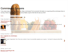 Tablet Screenshot of commissarycoupons.blogspot.com