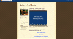 Desktop Screenshot of cultartemineira.blogspot.com