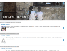 Tablet Screenshot of nambrenaurbano.blogspot.com