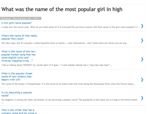 Tablet Screenshot of most-popular-girl-name.blogspot.com