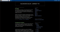 Desktop Screenshot of blogsocialesjorge1d.blogspot.com