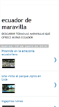 Mobile Screenshot of ecuador-maravilloso.blogspot.com