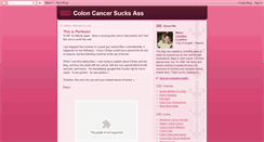 Desktop Screenshot of coloncancersucksass.blogspot.com