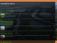 Tablet Screenshot of amazonnewsbr.blogspot.com