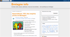 Desktop Screenshot of bretagneinfo.blogspot.com