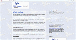 Desktop Screenshot of crisissupport.blogspot.com