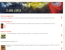 Tablet Screenshot of clarajlorca.blogspot.com