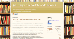 Desktop Screenshot of debitandodeveres.blogspot.com