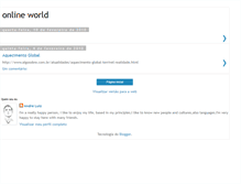 Tablet Screenshot of olineworld.blogspot.com