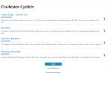 Tablet Screenshot of charlestoncyclists.blogspot.com