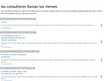 Tablet Screenshot of losconsultoresllamanlosviernes.blogspot.com