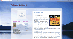 Desktop Screenshot of cahaya-rabbani.blogspot.com