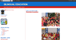 Desktop Screenshot of bilingualeducationschools.blogspot.com