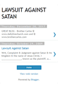 Mobile Screenshot of lawsuitagainstsatan.blogspot.com