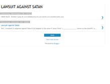 Tablet Screenshot of lawsuitagainstsatan.blogspot.com