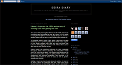 Desktop Screenshot of deiradiary.blogspot.com