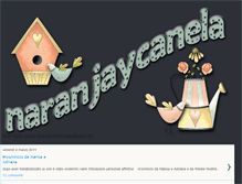 Tablet Screenshot of naranjaycanela.blogspot.com