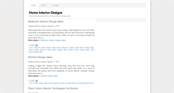 Desktop Screenshot of home-interior-design-tips-article.blogspot.com