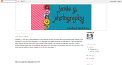 Desktop Screenshot of jamiegomezphotography.blogspot.com