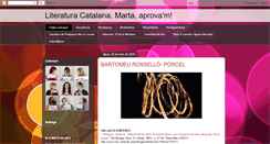 Desktop Screenshot of literaturacatalanamarta.blogspot.com