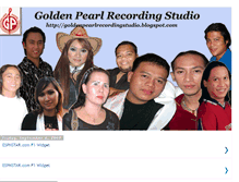 Tablet Screenshot of goldenpearlrecordingstudio.blogspot.com