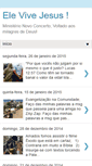 Mobile Screenshot of elevivejesus.blogspot.com