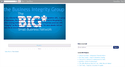 Desktop Screenshot of businessintegritygroup.blogspot.com