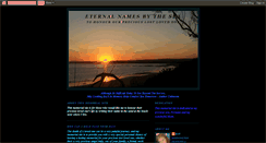 Desktop Screenshot of eternalnamesbythesea.blogspot.com