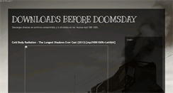 Desktop Screenshot of doomsday2018.blogspot.com