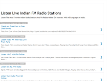 Tablet Screenshot of indianfmradios.blogspot.com