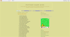 Desktop Screenshot of potterybarnkids.blogspot.com