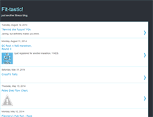 Tablet Screenshot of justanotherfitnessblog.blogspot.com