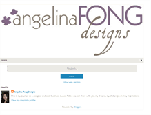 Tablet Screenshot of angelinafongdesigns.blogspot.com