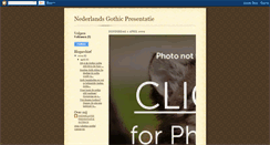 Desktop Screenshot of negothpresentatie.blogspot.com