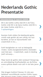 Mobile Screenshot of negothpresentatie.blogspot.com