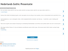 Tablet Screenshot of negothpresentatie.blogspot.com