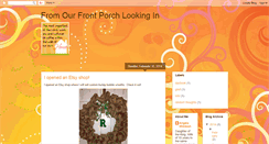 Desktop Screenshot of fromourfrontporch.blogspot.com