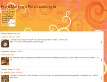 Tablet Screenshot of fromourfrontporch.blogspot.com