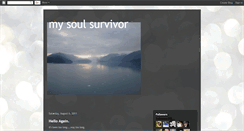 Desktop Screenshot of mysoulsurvivor.blogspot.com