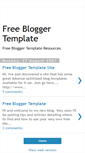 Mobile Screenshot of freebloggertemplate.blogspot.com